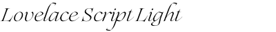 Lovelace Script Light